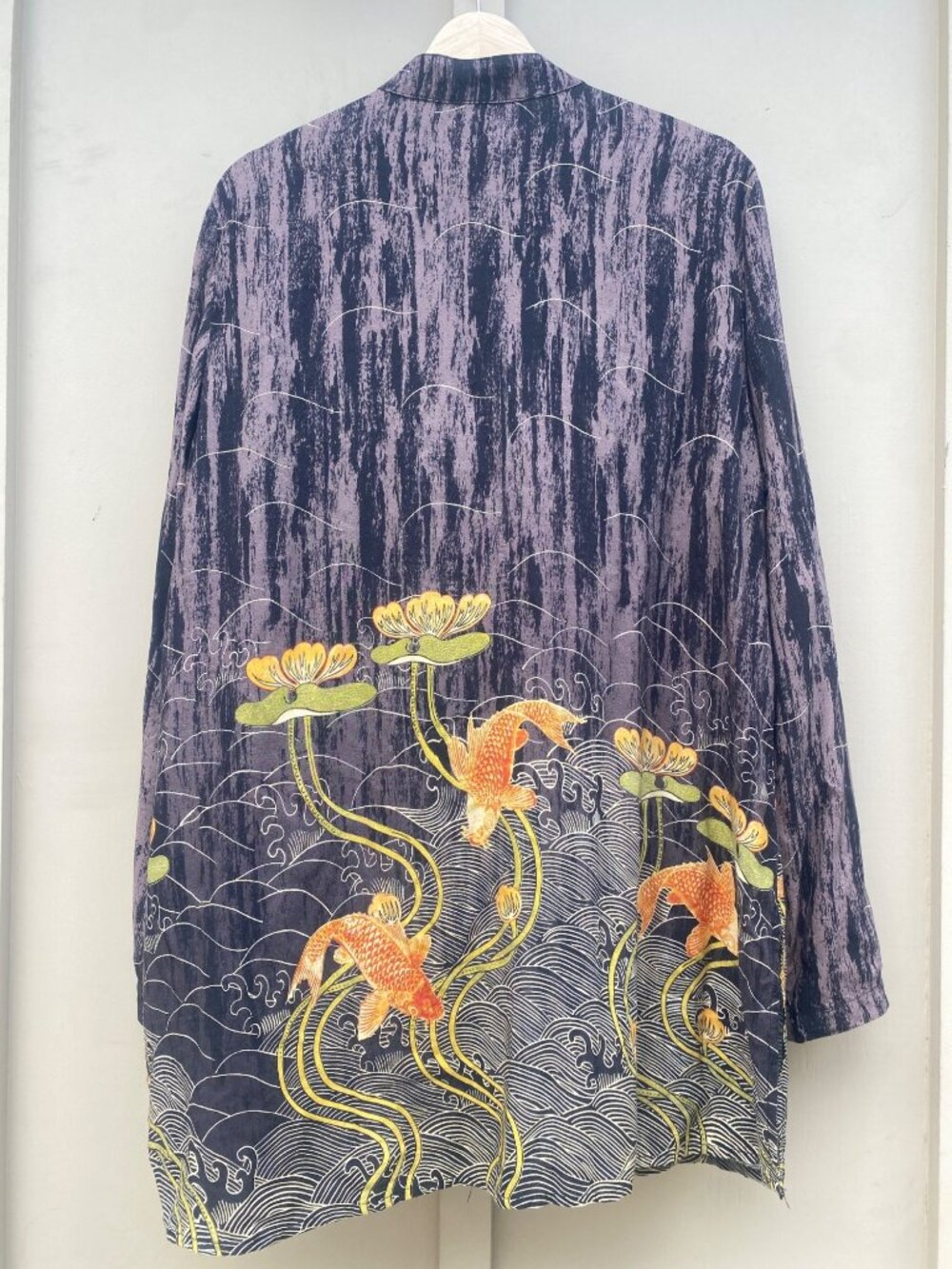 Citron Santa Monica Tunic Top Long Sleeve Koi Fish - Picture 9 of 13